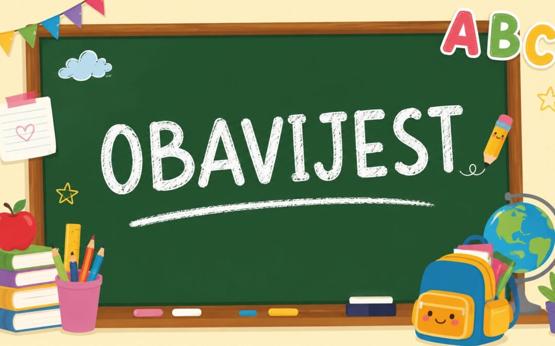 OBAVIJEST UČENICIMA I RODITELJIMA